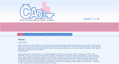 Desktop Screenshot of cadbt.cz