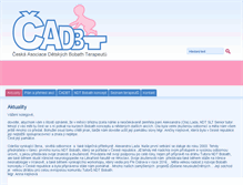 Tablet Screenshot of cadbt.cz